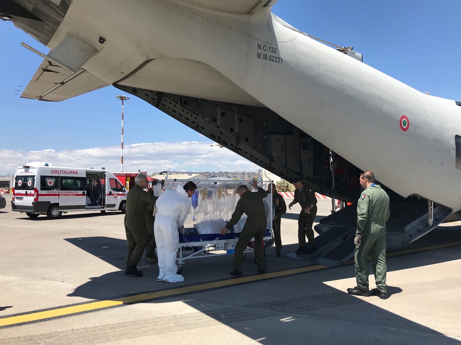 Oggi a Catania primo intervento da aeroporto sanitario